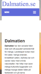 Mobile Screenshot of dalmatien.se